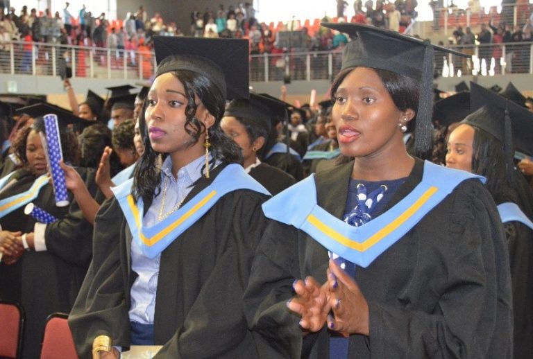 Graduates celebrating
